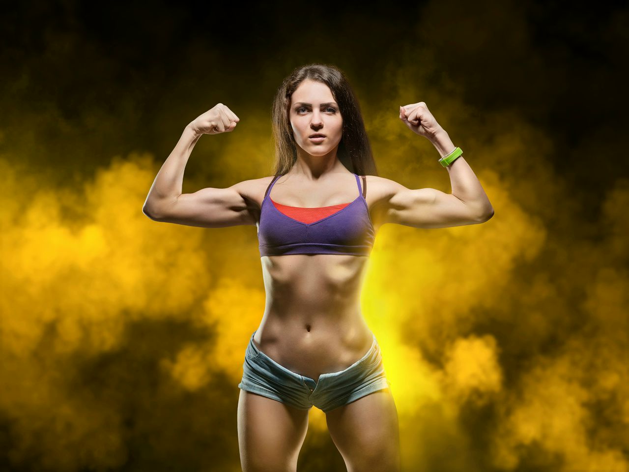 Athletic girls in Nanning